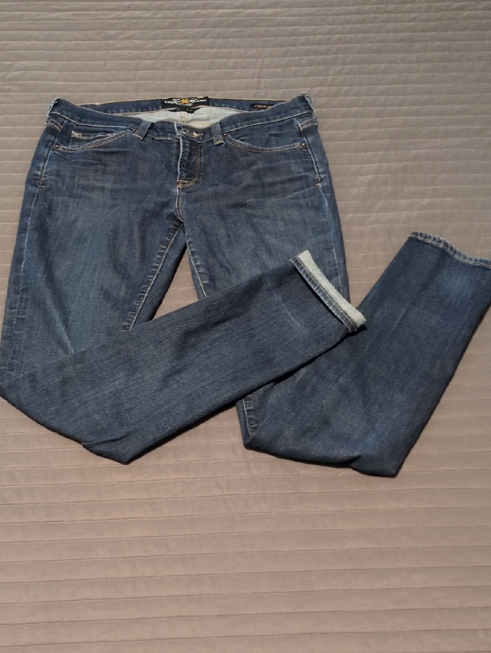 Lucky Brand Dark Indigo Skinny Jeans